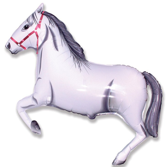 Balão Cavalo Branco - 107cm - Image 1