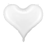Balão Coraçao Branco - 75cm