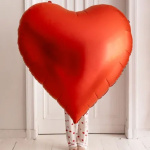 Balão Coração Vermelho Gigante - 136cm
