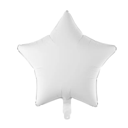 Balão Estrela Branca - 48cm