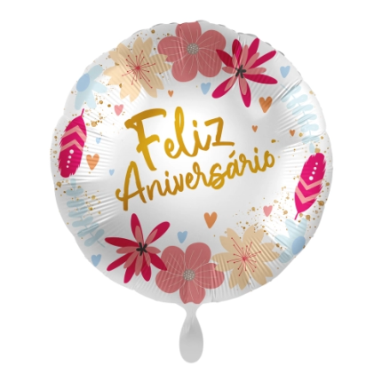 Balão "Feliz Aniversário" - 43cm