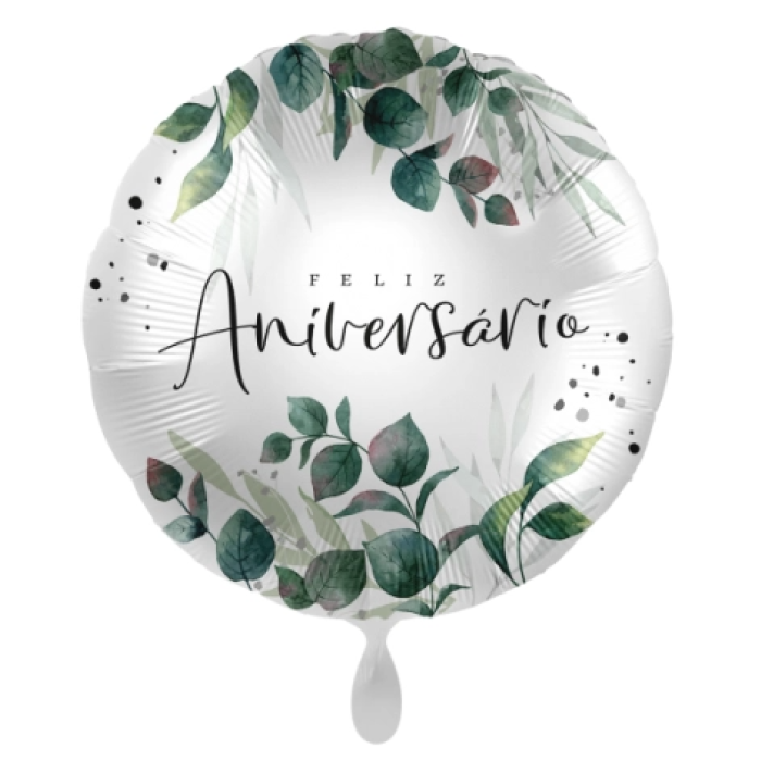 Balão "Feliz Aniversário" - 43cm - Image 1