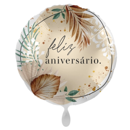 Balão "Feliz Aniversário" - 43cm