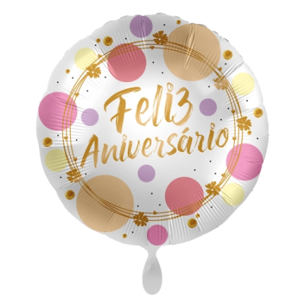Balão "Feliz Aniversário" - 43cm