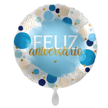 Balão "Feliz Aniversário" - 43cm