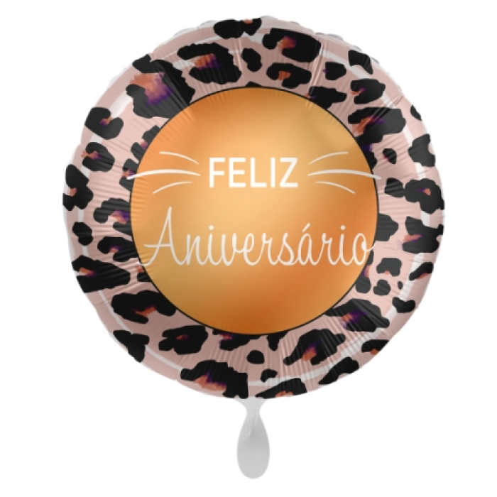 Balão "Feliz Aniversário" - 43cm - Image 1