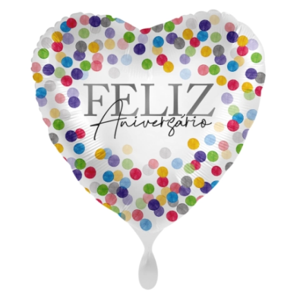 Balão "Feliz Aniversário" - 43cm