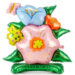 Balão Flores Stand Up - 116cm