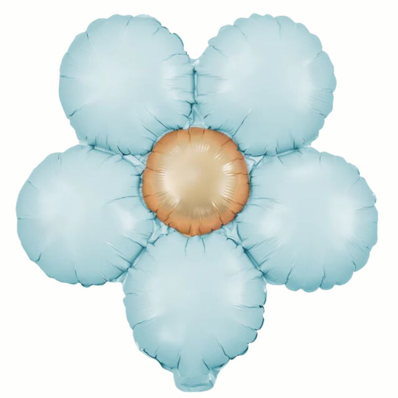 balao-flores-azul-pastel Balão Flores Azul 45cm - Pack.3 - Image 1
