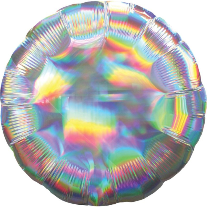 Balão Redondo Iridiscente – 43cm - Image 1