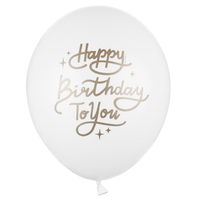 Balão Látex Happy Birthday - 30cm - Image 1