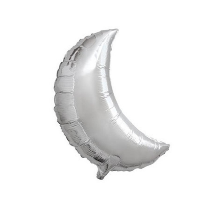 Balão Lua Prata - 59cm - Image 2