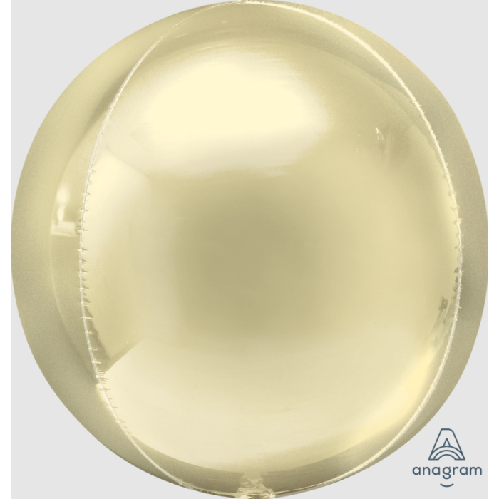 Balão ORBZ Liso Amarelo Claro - 40cm - Image 1