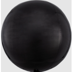 Balão ORBZ Liso Preto - 40cm
