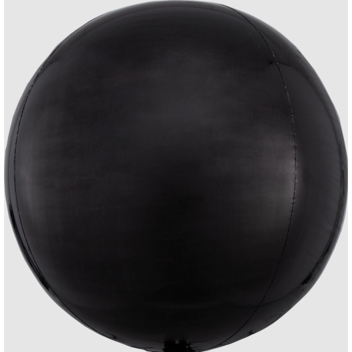 Balão ORBZ Liso Preto - 40cm - Image 1