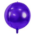 Balão FOIL Liso Roxo - 40cm