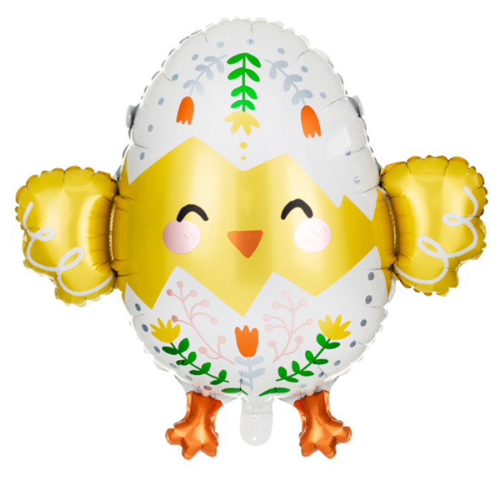 Balão Pintainho Ovo da Pascoa - 78cm - Image 1