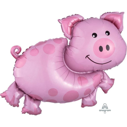 Balão Porco Rosa - 89cm