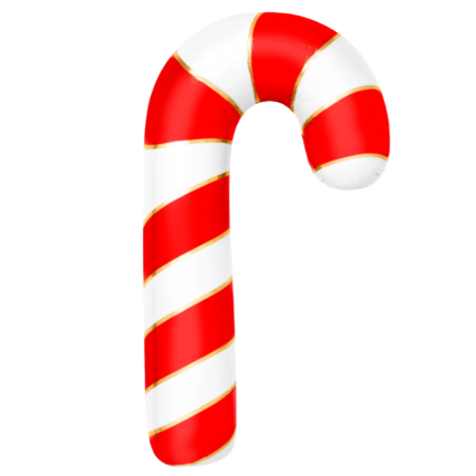 Balão Candy de Natal Vermelho - 75cm