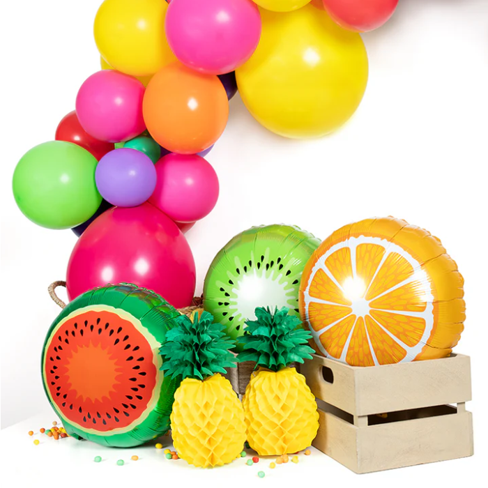 Conjunto 3 Balões Frutas Tropicais - 45cm - Image 2