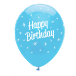 Balão Látex Coloridos "Happy Birthday" 30cm - Pack.6 - Image 6