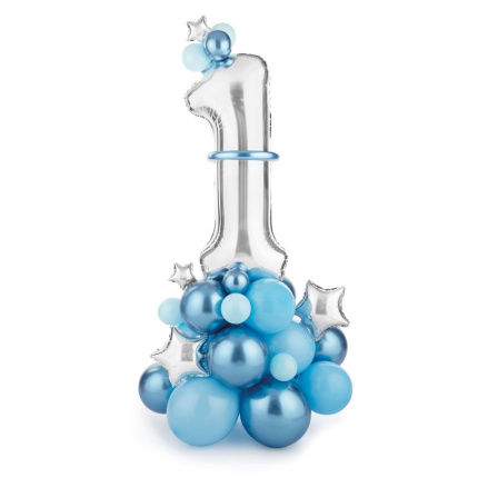 Kit Balões Primeiro Aniversário Azul