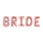 Balões BRIDE Rose Gold - 5 letras