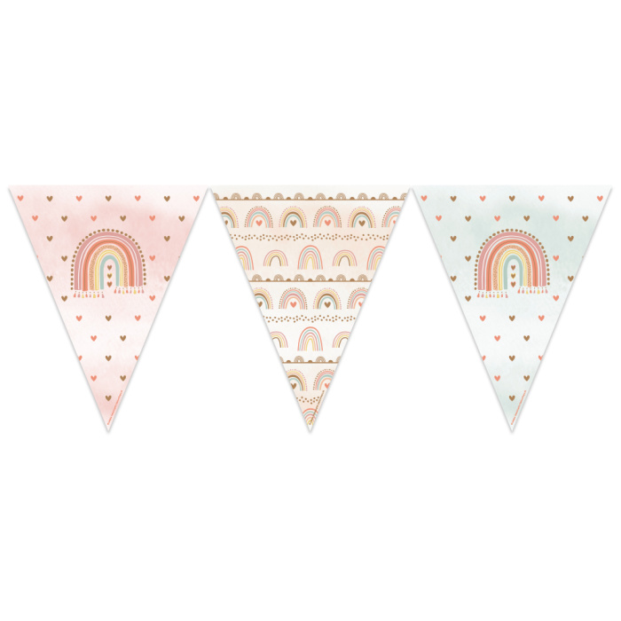 Arco Iris Boho Rainbow 11 Bandeirolas 3.70 mts - Image 1