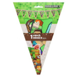 MineCraft Bandeirolas de Papel - 2.3 mts - Image 2