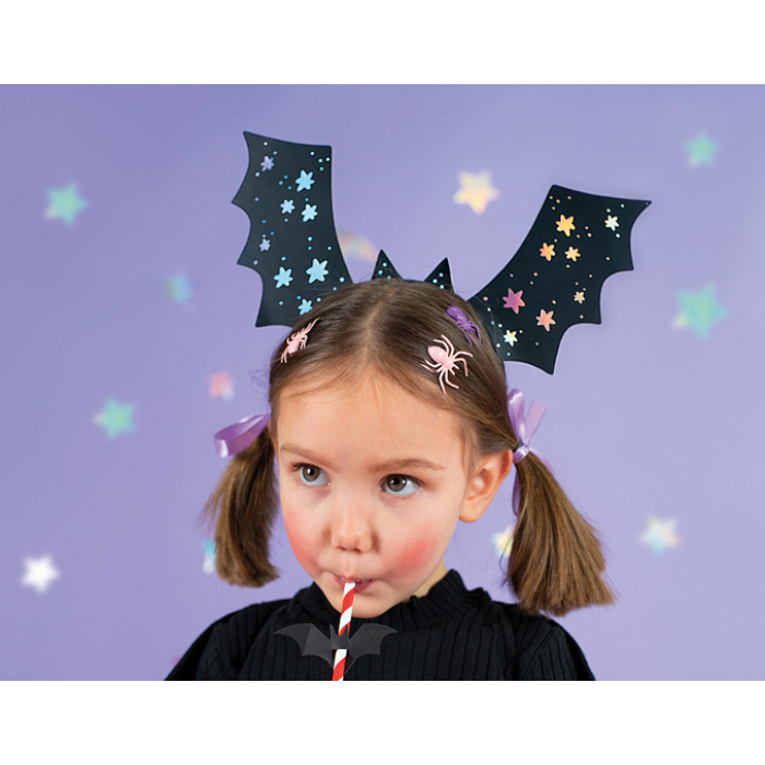 Tiara Holográfica Asas de Morcego Halloween - Pack.4 - Image 2