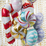 Balão Rebuçado Espiral Multicores - 35cm - Image 3