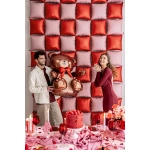 Balão Ar Urso Sentado Coração Namorados - 88cm - Image 3