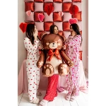 Balão Ar Urso Sentado Coração Namorados - 88cm - Image 4