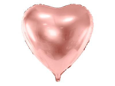 Balão Coração Rosa Gold Gigante - 72cm - Image 3