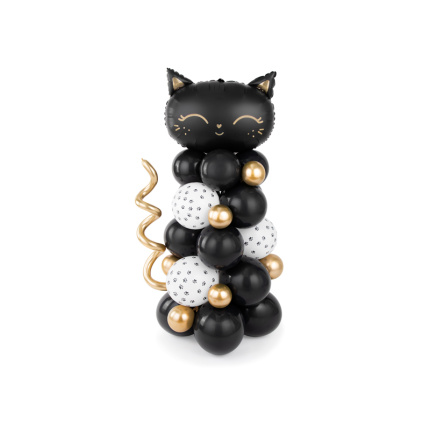 Kit Torre Balões Gato Preto