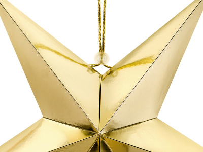 Estrela 5 bicos Ouro - 45cm - Image 3