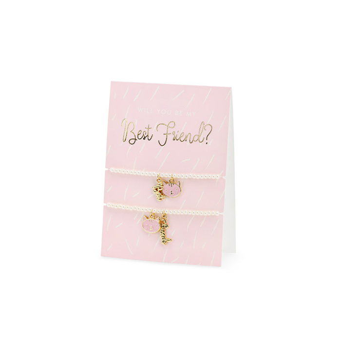 Postal + Conj.2 Pulseiras "Best Friends?" - Image 1