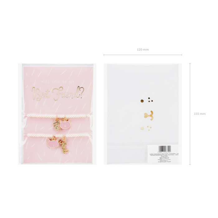 Postal + Conj.2 Pulseiras "Best Friends?" - Image 4