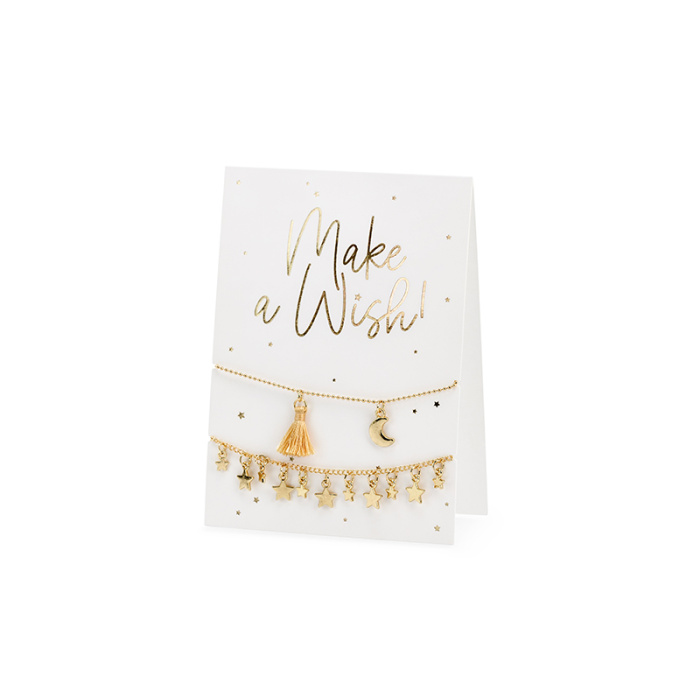 Postal + Conj.2 Pulseiras "Make a Wish!" - Image 1