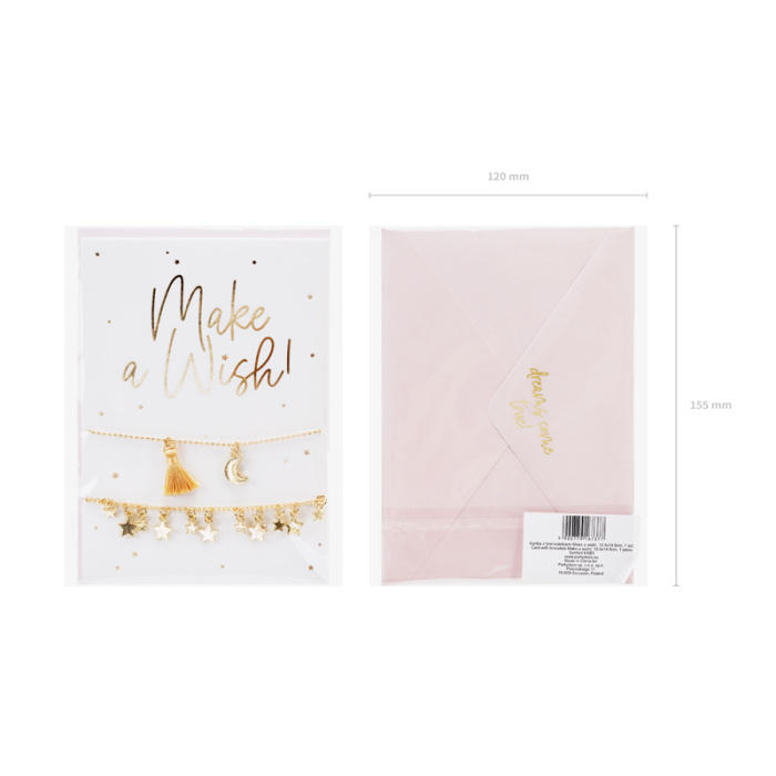 Postal + Conj.2 Pulseiras "Make a Wish!" - Image 4
