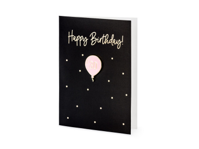 Postal + Pin "Happy Birthday ! - 30"