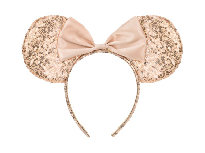Bandolete Minnie com Lantejolas Rosa