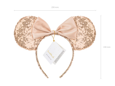 Bandolete Minnie com Lantejolas Rosa - Image 4