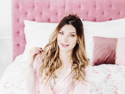 Bandolete Rose Gold BRIDE com diamante - Image 2