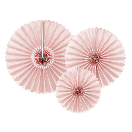 Rosetas Rosa Claro - Pack 3