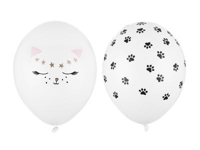 Balão Látex Gatinha e Patinhas - 30cm