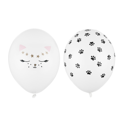 Balão Látex Gatinha e Patinhas - 30cm