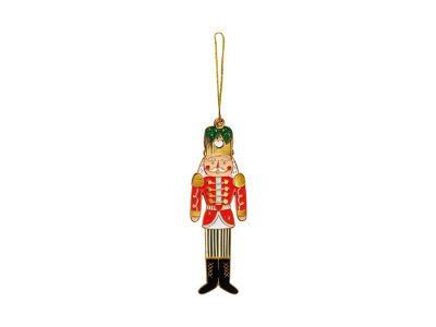 Decoração Natal Metal Quebra-Nozes 10cm