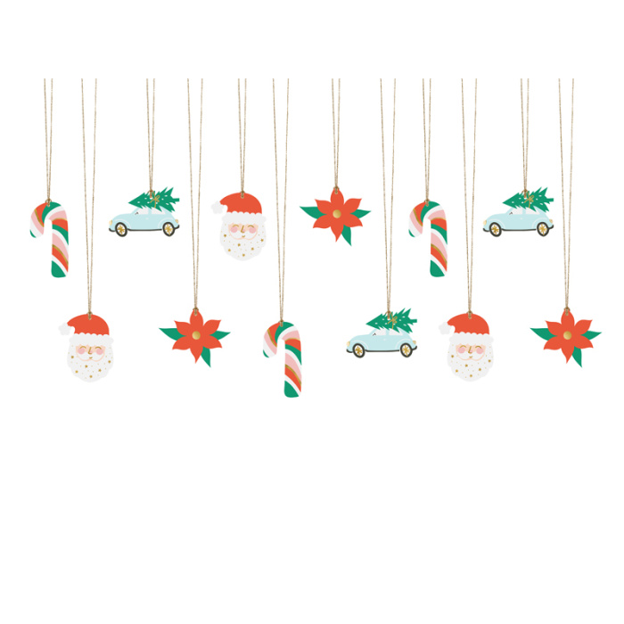 Etiquetas Pai Natal Santa Mix - pack.12 - Image 1