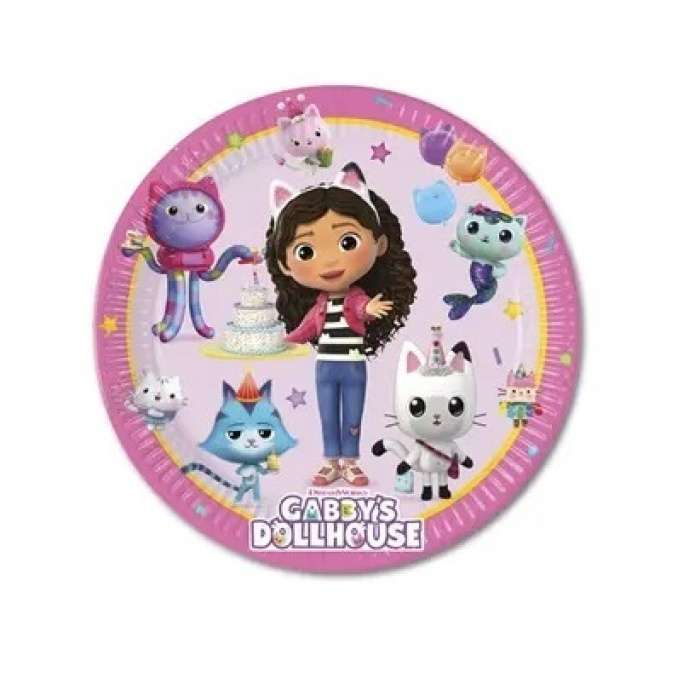 Pratos Casa da Gabby 19cm - Pack 8 - Image 1